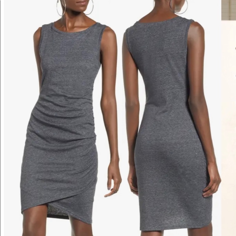 Leith Ruched Bodycon Tank Dress
